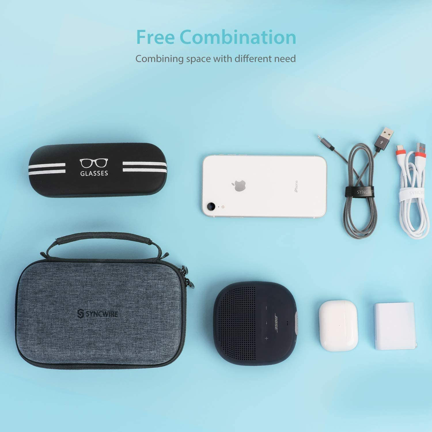 Passport Health Store. Syncwire Travel Electronics Accessory Organizer