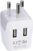 Picture of Ceptics India, Nepal, Bangladesh Travel Adapter Plug with Dual USB